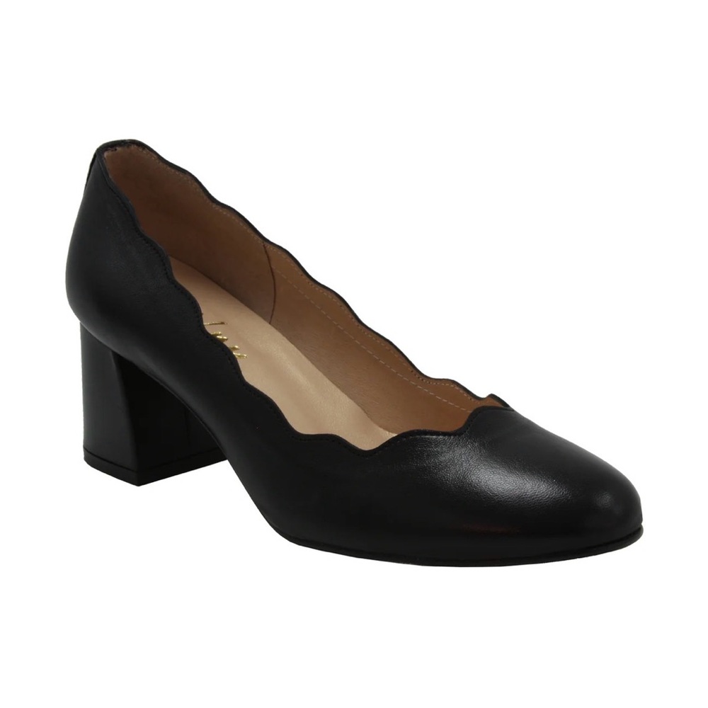French Sole New York Wave Block Heel Back Pump Size 10 in excellent condition